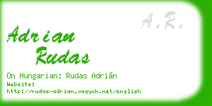 adrian rudas business card